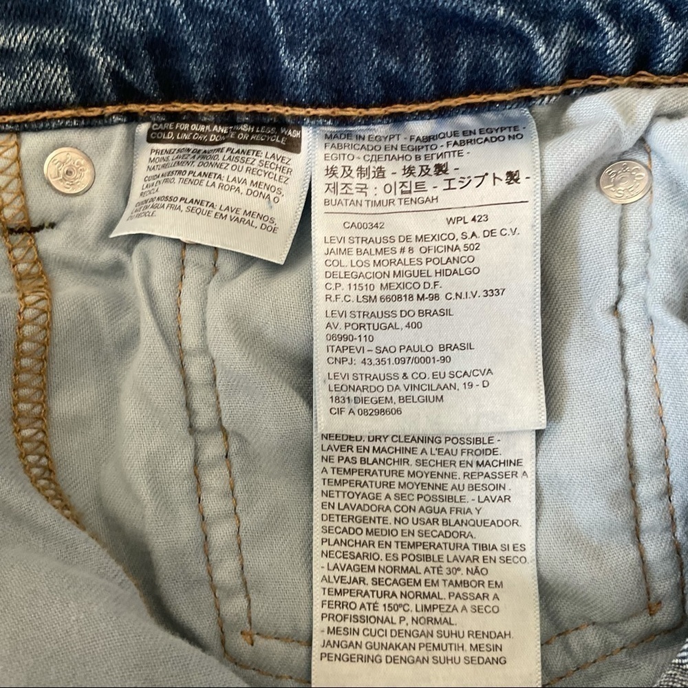Levi's 505 Denim Jeans W34 X L36 - Picture 11 of 12